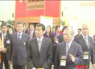 Prime Minister Abhisit Vejjajiva opens the event